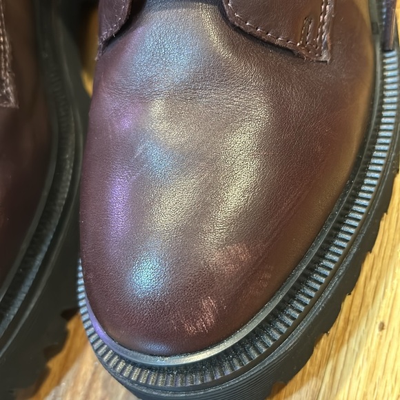 Lace up lugsole boots please note marks in third & 4th photo - Picture 4 of 16
